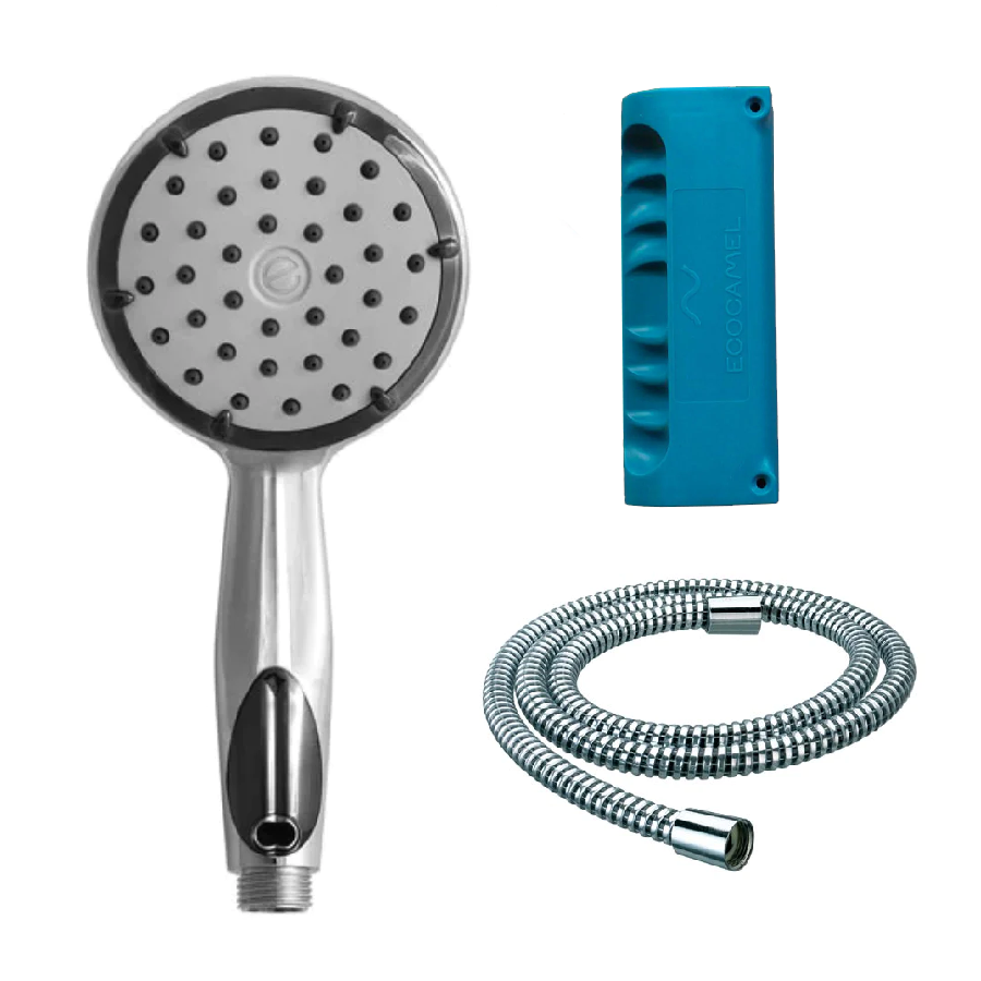 Jet Descaler Jetstorm Shower Head & Magnetic Water Descaler Bundle | Ecocamel