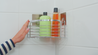 Easy Fix Corner Rack | RV Shower Shelf  Ecocamel   